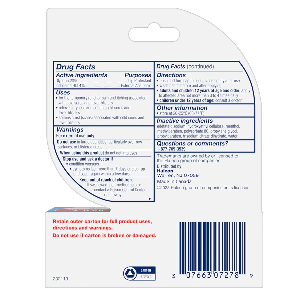 ABREVA® RAPID PAIN RELIEF