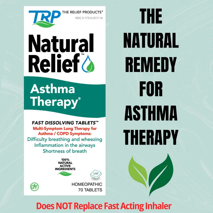 The Relief Products, Natural Relief, Asthma Therapy, 70 Tabs