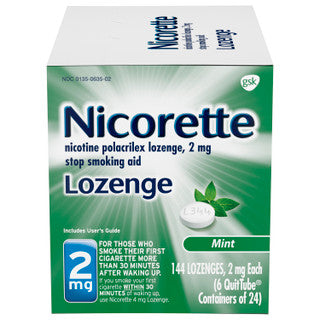 Nicorette 2mg Nicotine Lozenges Mint