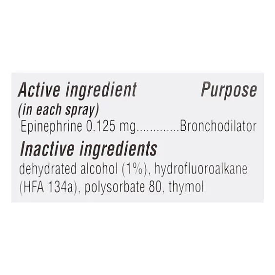 Primatene MIST Epinephrine Oral Inhalation Aerosol 4.6 stars out of 3734 reviews (4.6)| 3,734 ratings