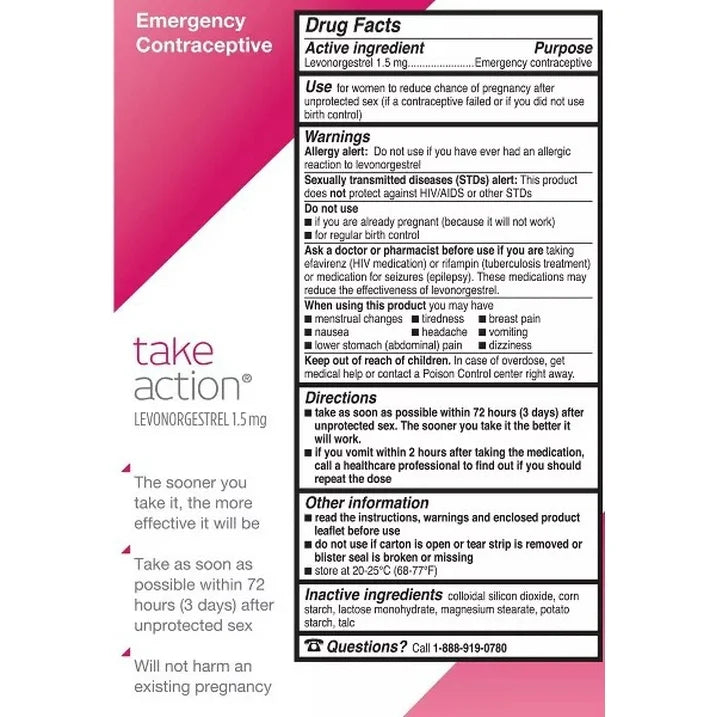 Take Action Emergency Contraceptive