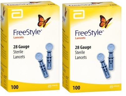 Freestyle Sterile Lancets 28 gauge - 100 ct
