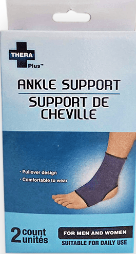 Thera Plus Venda de Compresion para Tobillo Ajustable Unisex 2 Unidades