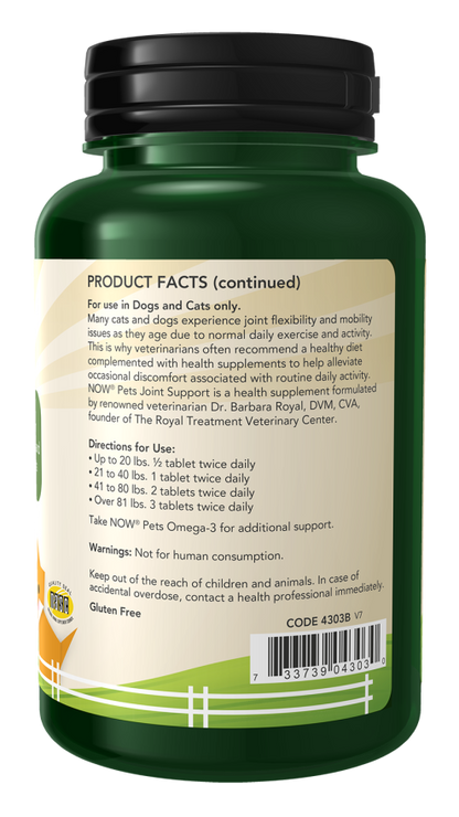 Joint Support Chewable Tablets for Dogs & Cats