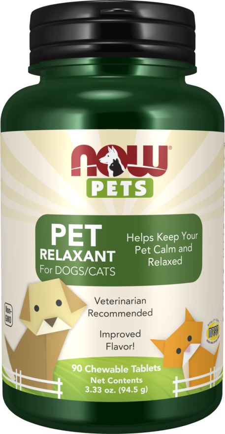 Pet Relaxant Chewable Tablets for Dogs & Cats 90 Chewables