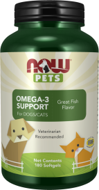 Omega-3 Support Softgels for Dogs & Cats 180 Softgels