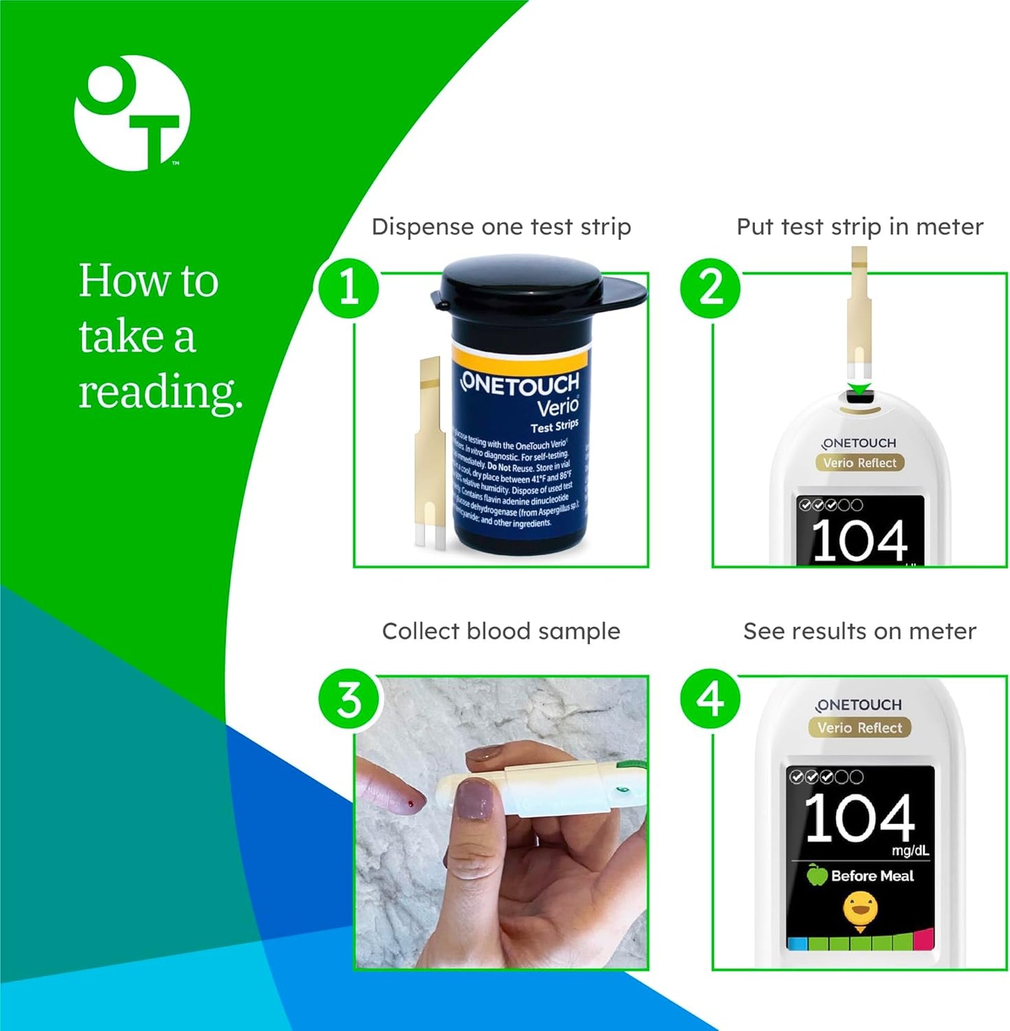 OneTouch Verio Test Strips 60 Count