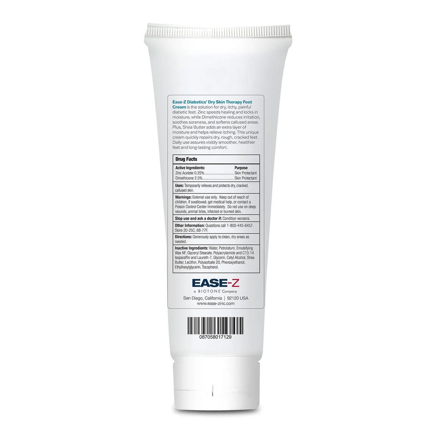 EASE-Z Diabetics Dry Skin Therapy Foot Cream