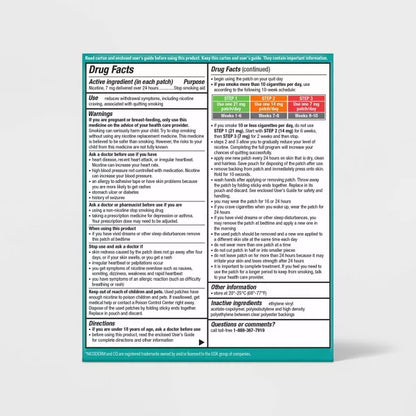 Nicotine Stop Smoking Aid Clear Patches Step 3 - 14ct - up&up