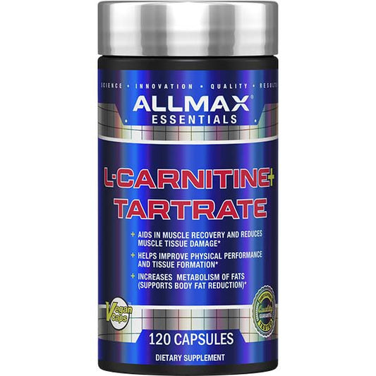 ALLMAX, Essentials, L-Carnitine + Tartrate, 120 Capsules
