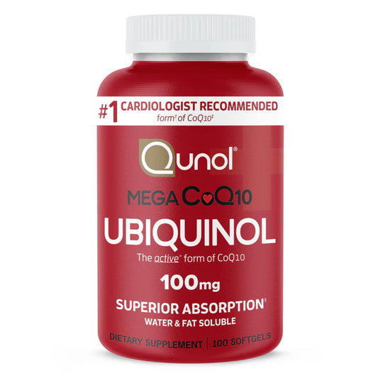 qunol Mega Ubiquinol CoQ10, 100 mg