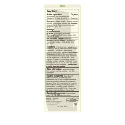 aveeno  Positively Radiant®  Daily Face Moisturizer Broad Spectrum SPF 30