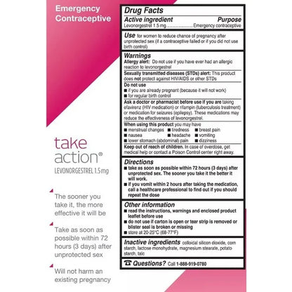 Take Action Emergency Contraceptive