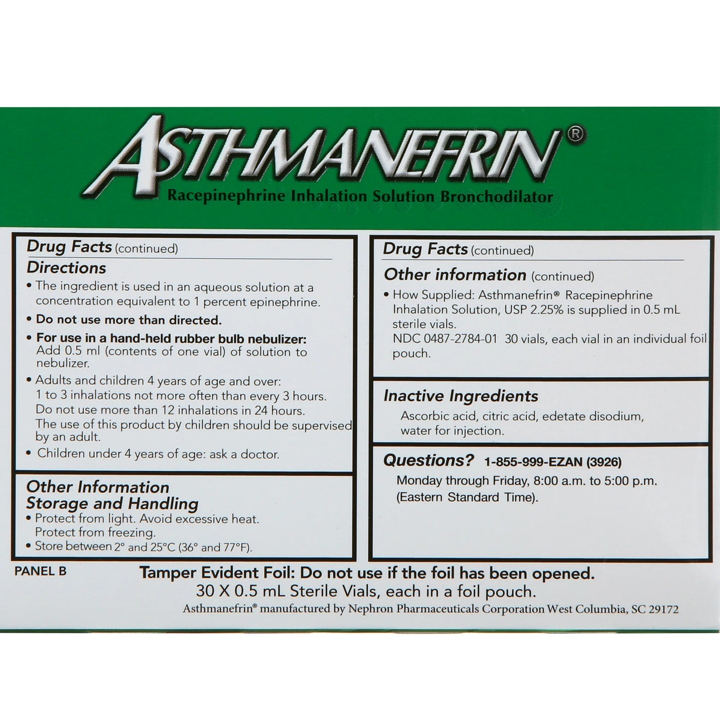 ASTHMANEFRIN Asthmanefrin