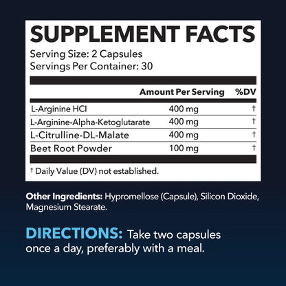 Havasu Nutrition, L-Arginine + Citrulline Amino Acid, 120 Capsules